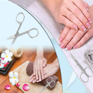 Sharp <b>Scissor</b> Cutting Hair Ultra Curved Blade Cuticle <b>Scissors</b> Precise Manicure Grooming Stainless Steel Manufacturer Pakistan - Product Image 5