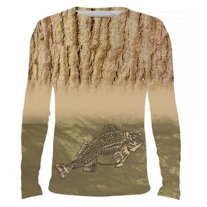 Camisas de pesca de manga larga de secado rápido Anti-UV de alta calidad personalizadas conjuntos de ropa deportiva de lona transpirable para el invierno OEM sublimado - Product Image 1