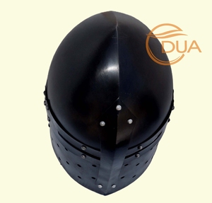 Casco Templario del Gran Caballero del Siglo XIII, Helm Cruzado Listo para Batalla, Troquelado, Metal Esmaltado, Impresión Personalizada para Regalos de Año Nuevo - Product Image 4