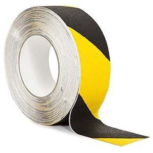 Yellow-Black 2.5 cm X 25 m Non-Slip <b>Tape</b> for Stairs - Product Image 1