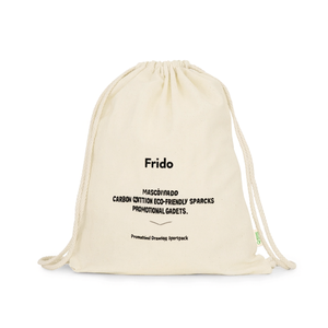 Borsa Frido in Cotone Organico Ecologica, Sacche Sportive con Coulisse, Gadget Promozionali - Product Image 2