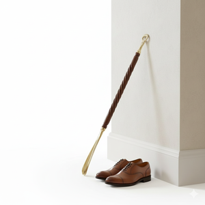 Chausse-pied en corne de haute qualité, artisanal, poli, écologique, moderne, grand, confortable, à prix avantageux - Product Image 2