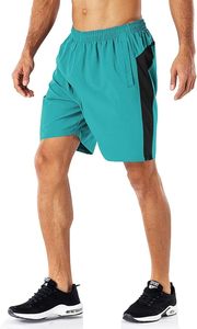 Pantalones cortos deportivos personalizados de alta calidad para hombre, pantalones cortos sólidos para gimnasio para entrenamiento deportivo, correr, teñido liso, personalizados de alta calidad para hombre - Product Image 3