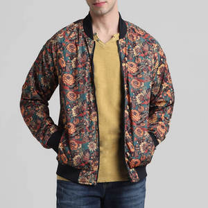 Vestes bomber pour hommes en matière de qualité supérieure, logo personnalisé imprimé, fermeture éclair, manches longues, streetwear, nouvelle mode, vestes bomber tendance - Product Image 2