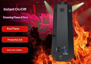 Machine à flammes hexagonale télécommandée avec sécurité d'inclinaison et coupure automatique, jet de feu vertical de 2-3 m, effet spécial pour spectacles intérieurs et extérieurs - Product Image 4