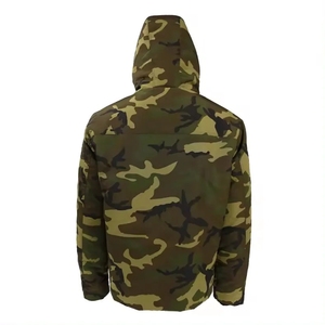 Blouson d'hiver matelassé pour homme 2026 – Fermeture éclair, softshell respirant, style personnalisable, chaud, épaules tombantes, col roulé, extensible - Product Image 5