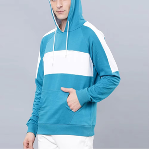 Nuevo diseño de alta calidad logotipo personalizado hombres sudaderas con capucha para hombres transpirables básicos mezcla de algodón - Product Image 4