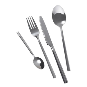 Lavish Stainless Steel Polished Wedding Cutlery Flatware <b>Set</b> Spoon and Fork Cutlery <b>Set</b> New Design Flatware <b>Set</b> Mirrored Steel - Product Image 6