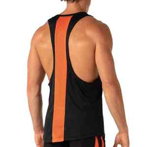Camiseta sin Mangas de Spandex/Algodón Transpirable de Secado Rápido para Hombre, de Alta Calidad y Más Vendida, para Entrenamiento Activo y Fitness, Color Personalizado - Product Image 4