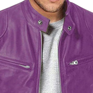 Veste en cuir imperméable coupe-vent de grande taille anti-UV respirant logo avant - Product Image 6
