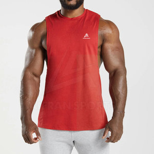 Camiseta sin mangas de gimnasio informal para hombre, camiseta de gimnasio de secado rápido para verano, entrenamiento para correr personalizable - Product Image 2