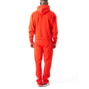 Ensemble de survêtement pour hommes veste et pantalon à fermeture éclair à manches longues combinaison de jogging deux pièces pour l'exercice d'entraînement de gymnastique utilisation d'entraînement de course - Product Image 3