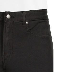 2025 printemps automne hommes vêtements décontractés 100% coton tricot pantalon avec jambe large et couleur unie taille moyenne bouton mouche haut vente - Product Image 4