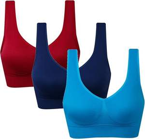 Sujetador Deportivo para Mujer de Primera Calidad, Ultra Cómodo y Transpirable, con Logotipo Frontal, Soporte Flexible para Correr, Entrenamiento, Uso Adulto - Product Image 1