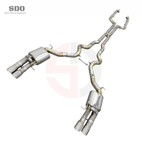Échappement et silencieux de performance en titane SDO Racing pour BMW M5 M6 F06 F10 F12 F13 4.4TT 2011-2016 avec valve à vide Valvetronic