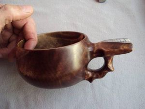 <b>Japanese</b> Style PREVENT Natural Wood Tea Cup Wooden <b>Mug</b> for Hot & Cold Wine Coffee Water Drinks for Home or Office Use - Product Image 6