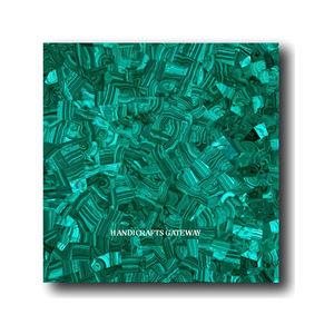 Carreau de pierre de malachite pour la décoration de la maison cuisine et hôtels bureau utilisé l'utilisation de carrelage de malachite en pierre naturelle de couleur verte - Product Image 1