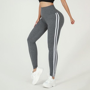 Pantalones de Yoga de cintura alta para mujer XL Spandex Hip Sweat-Lifting Leggings cintura elástica Sexy - Product Image 3