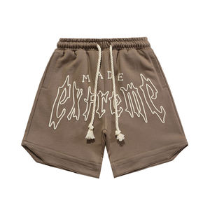 Plain Cotton Men's <b>Shorts</b> Acid Wash Sun Faded Baggy <b>Shorts</b> Summer Wear Hip Hop French Terry <b>Sweatpants</b> Cargo Trousers - Product Image 5