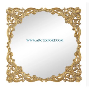 Merveilleux miroir mural en laiton vintage fabriqué à la main au design attrayant top vente maison standard grand miroir décoratif mural - Product Image 1