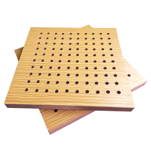 Populaire Houten Micro-Geperforeerde Akoestische Paneel-Massief Hout Geluidsabsorberende Laag Mdf Hdf Midden-Hoge Lage Frequentie Golven Diffusie - Product Image 2