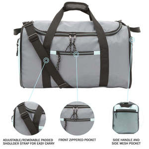 Hot Selling Nylon Sports Gym Bags <b>for</b> <b>Men</b> Women Fashionable Waterproof Training Fitness <b>Handbag</b> <b>for</b> Outdoor Travel Yoga Sport - Product Image 5