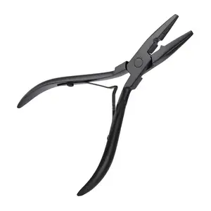 Mikro bağlantı için saç ekleme pense/boncuk profesyonel paslanmaz çelik saç uzatma araçları-hassas işçilik