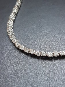 Pulsera de Tenis de Plata de Ley 925 al por Mayor con Circonita Tallada, Chapada en Oro, Diseño Moderno y Elegante, Regalos para Compromisos - Product Image 2