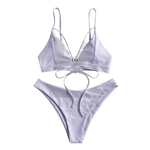 Lightweight 2026 Latest Design Women's <b>Bikini</b> <b>Sets</b> Custom Printed Logo High Quality Women's 2 Piece Women's <b>Bikini</b> <b>Sets</b> - Product Image 1