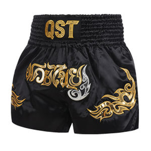 Pantalones Cortos de Boxeo Muay Thai Personalizados al por Mayor OEM - 100% Poliéster Transpirable y Ligero Unisex para Adultos - Product Image 5