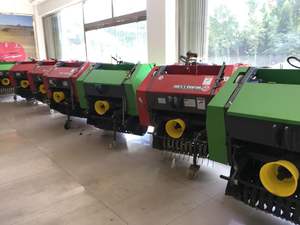 เครื่องอัดฟางม้วนกลมขนาดเล็กอัตโนมัติราคาประหยัดสำหรับขาย รุ่น 850 870 1070 1090 - Product Image 5