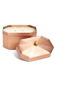 Contenedor de almacenamiento de cera de cobre, tamaño personalizado, Calidad exclusiva, decoración del hogar asequible, venta al por mayor, tarro de vela a granel único - Product Image 1