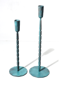 Porte-bougie conique en cuivre sur mesure, fait à la main, écologique, luxueux, unique, élégant, vintage, décoration d'intérieur, portabilité pour Noël - Product Image 1