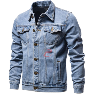 Nouveau design de veste en jean de qualité supérieure pour hommes manteau en jean décontracté, veste élégante pour hommes et adultes disponible OEM - Product Image 4