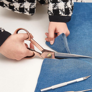 กรรไกรตัดผ้าอเนกประสงค์สำหรับงานตัดเย็บเสื้อผ้างานตัดเย็บแบบ DIY - Product Image 4