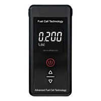 Meilleur design 2023 - AlcoPatrol AP011-PRO - Analyseur d'alcoolémie portable - Capteur à pile à combustible avancé - Écran LCD - Précision de 0,005% - CE