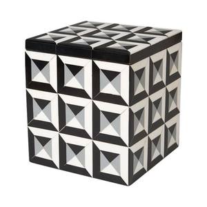 Cajas decorativas de hueso con combinación de blanco y negro Cajas de hueso en Estados Unidos Decoración del hogar Artwares indios - Product Image 6