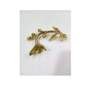 Bandeja de servicio de latón con diseño dmirable, Asa con forma de pájaro y flor, tamaño personalizado, producto más vendido - Product Image 3