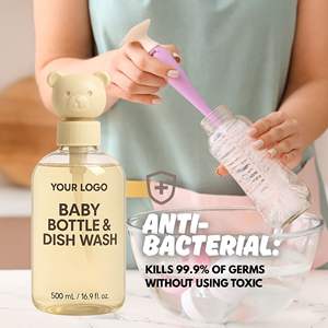 Líquido desinfectante natural para lavado de biberones, limpia biberones con fórmula a base de plantas de alta calidad para bebés - Product Image 2
