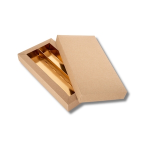Eco-Friendly Disposable Recyclable Rectangular Cardboard Customizable Pralines & Chocolate Patisserie <b>Box</b> with Lid - Product Image 1