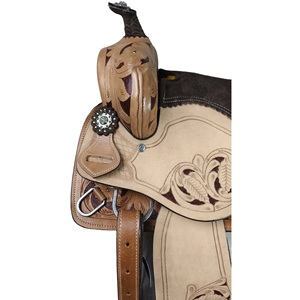 Venta al por mayor Barril Racing Saddles Premium hecho a mano de cuero genuino Western Horse Saddles Bulk Cowboy Rodeo Saddles Direct Factory - Product Image 5