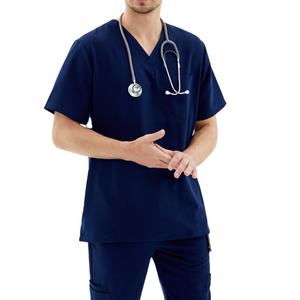 Tenues d'hôpital en gros pour médecins et infirmières – 100 % coton, respirantes, confortables, personnalisables (couleur et logo) – Modèles 2026 - Product Image 3