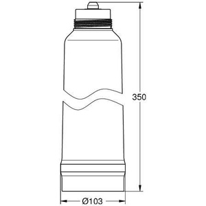 Filtro de Repuesto Grohe BWT AZUL Tamaño L 2500L 20 DKH 350mm - Product Image 5