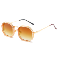 Lunettes de soleil RTS de luxe en métal de haute qualité, style steampunk, 2026, vintage, personnalisées pour femmes et hommes