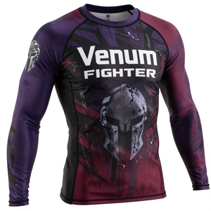 Camiseta Deportiva de Manga Larga para Entrenamiento, Gimnasio y Running, Fabricada con Material Duradero, Rango de Movimiento Completo, Camiseta Deportiva Venum Fighter - Product Image 4