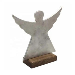 Árbol de aluminio de cobre quemado decorativo de mesa con adorno de escultura Base para decoración de Navidad hecho a mano a granel - Product Image 6
