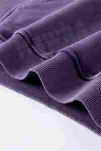 Sweat à capuche OEM vierge personnalisé pour homme, coupe classique, 100% coton, délavé à l'acide, de haute qualité, effet vintage, épais, collection automne 2025 - Product Image 5