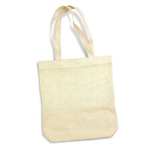 Eco Friendly <b>Machine</b> Washable Custom Thickened 100% Cotton GOTS Certified With Zipper Gentle Woman Large Capacity for Groceries - Product Image 3