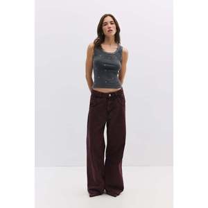 Camiseta Interior de Algodón con Detalles de Ojales Lavados - Product Image 3