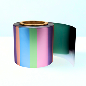 Film polyester bicolore transitoire HM500 SM600 WM700 pour étiquettes hydrosolubles, emballage, impression décorative pour paillettes - Product Image 1